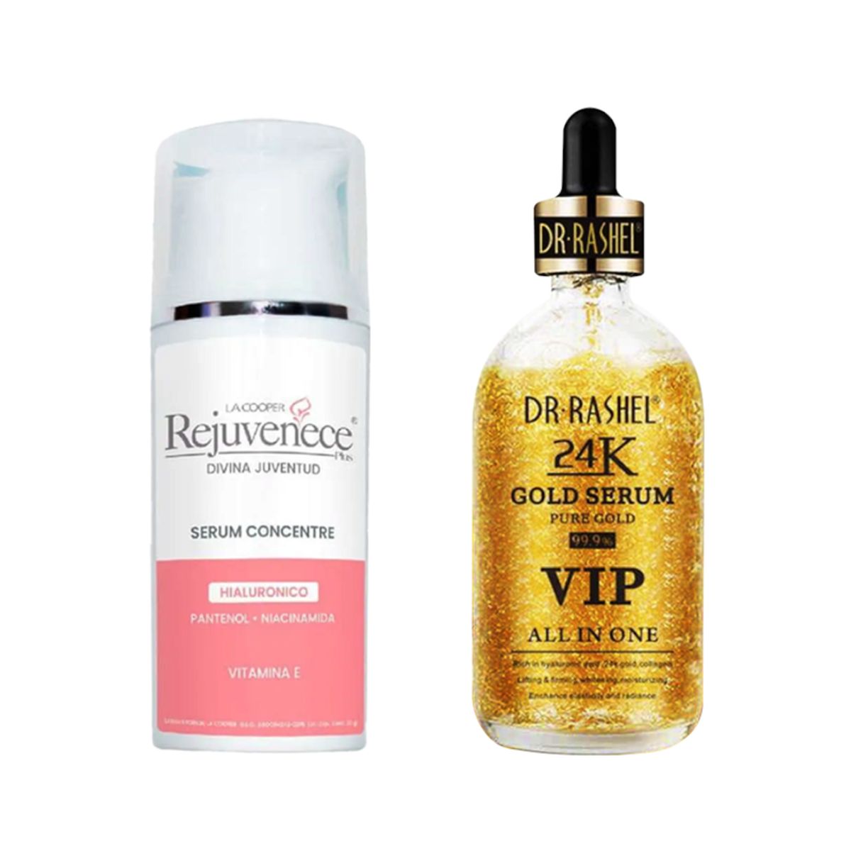 GENERICO - Serum Concentre hialurónico + Suero Blanqueador Oro 24K