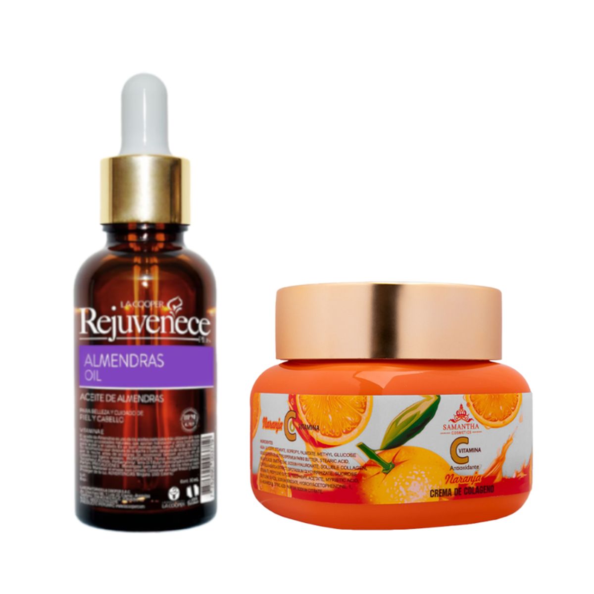 GENERICO - Aceite Facial de Vitamina E + Crema Colágeno y Vitamina C