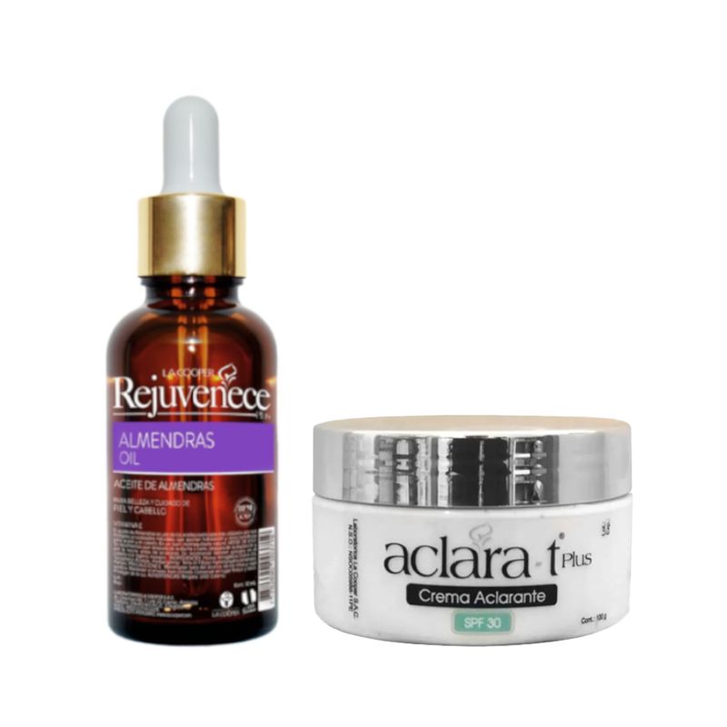 GENERICO - Aceite Facial de Vitamina E + Crema Aclarante con SPF 30