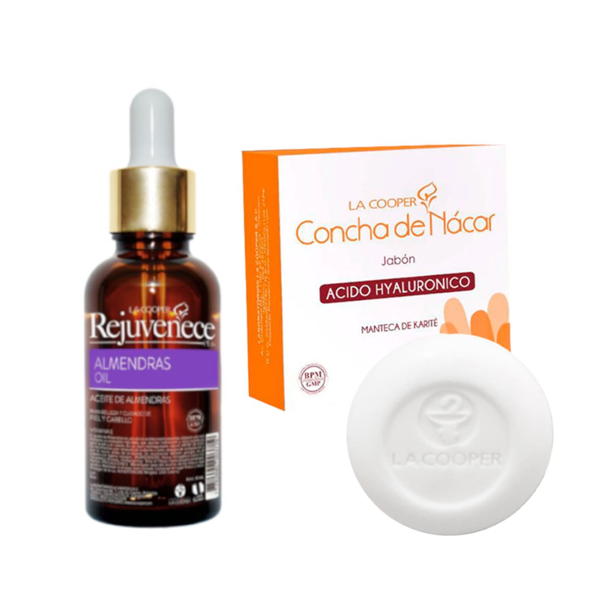 GENERICO - Aceite Facial de Vitamina E + Jabón Concha de Nacar & AH