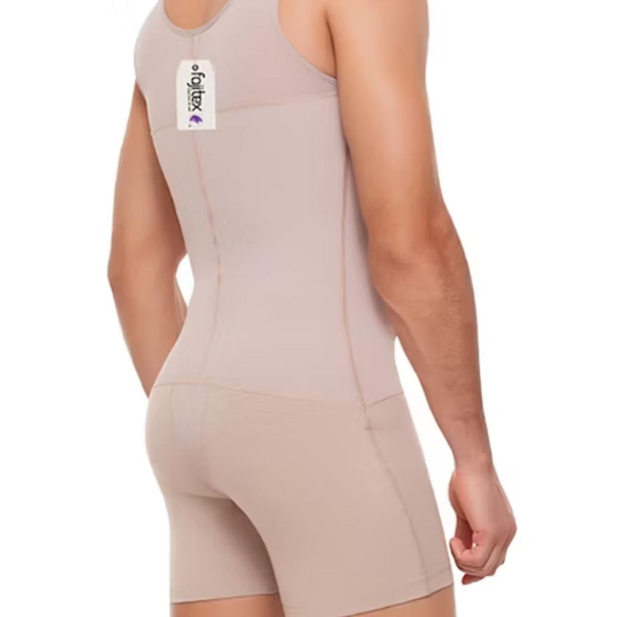 FAJITEX - Faja Fajitex Tipo Chaleco con Boxer para Hombre - Beige - M