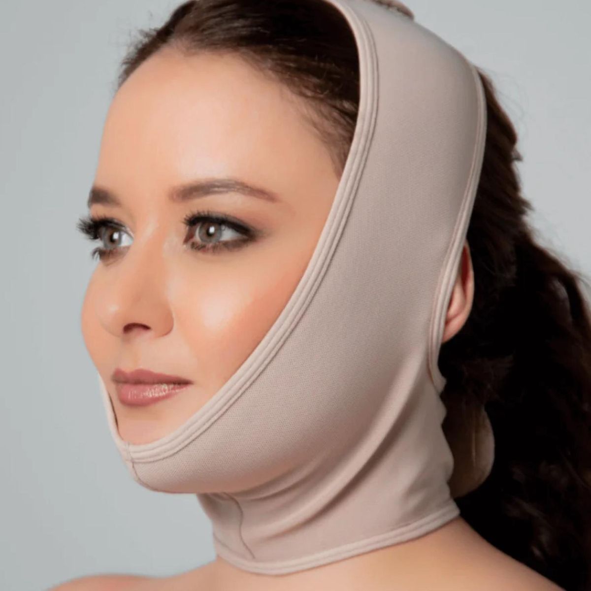 FAJITEX - Mentonera Post Procedimiento Fajitex Lipopapada - Beige - M