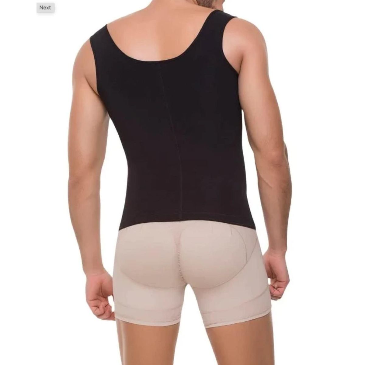 FAJITEX - Faja Chaleco Fajitex para Hombre con Broches - Negro - L