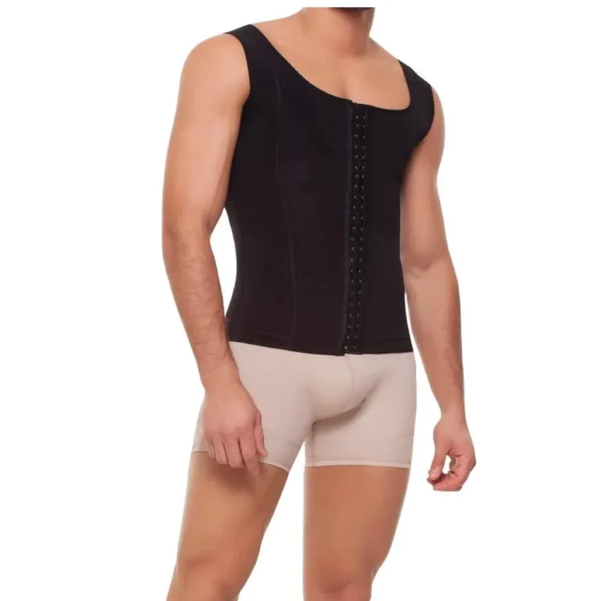 FAJITEX - Faja Chaleco Fajitex para Hombre con Broches - Negro - S