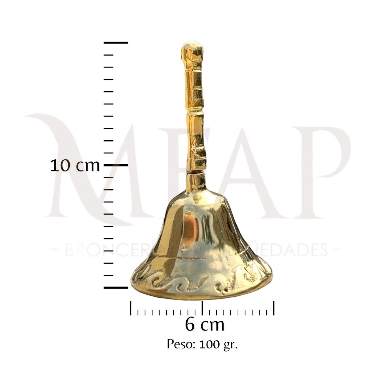 MFAP BRONCERIA Y ANTIGUEDADES - Campana de palito olitas