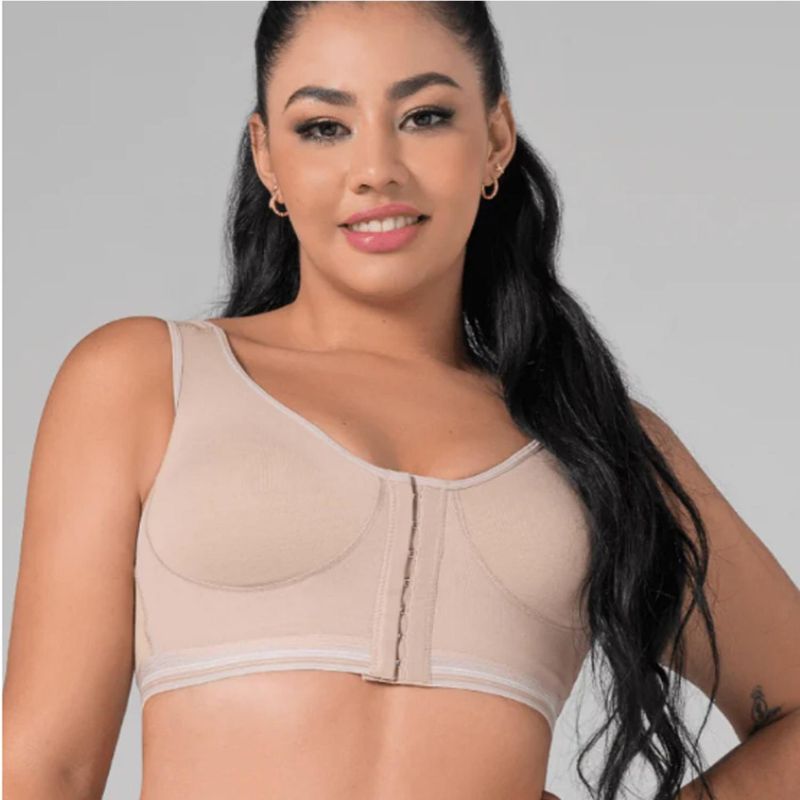 FAJITEX - Brasier Postquirúgico FAJITEX- Beige - S - Beige - L