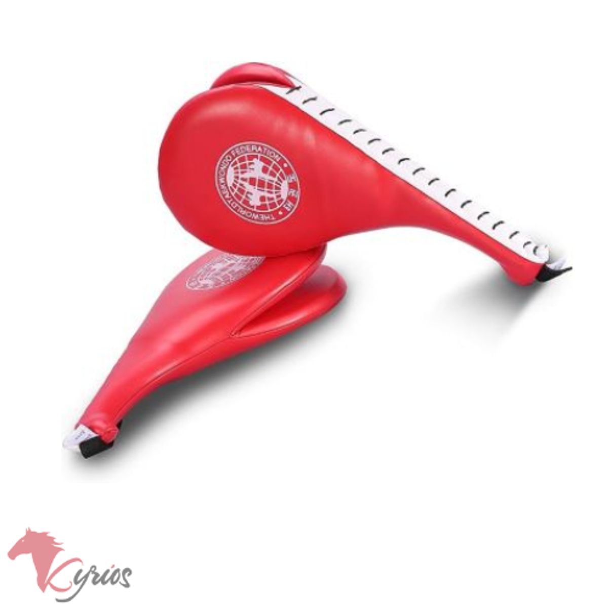 GENERICO - Paleta Doble Para Taekwondo Karate Box - Rojo