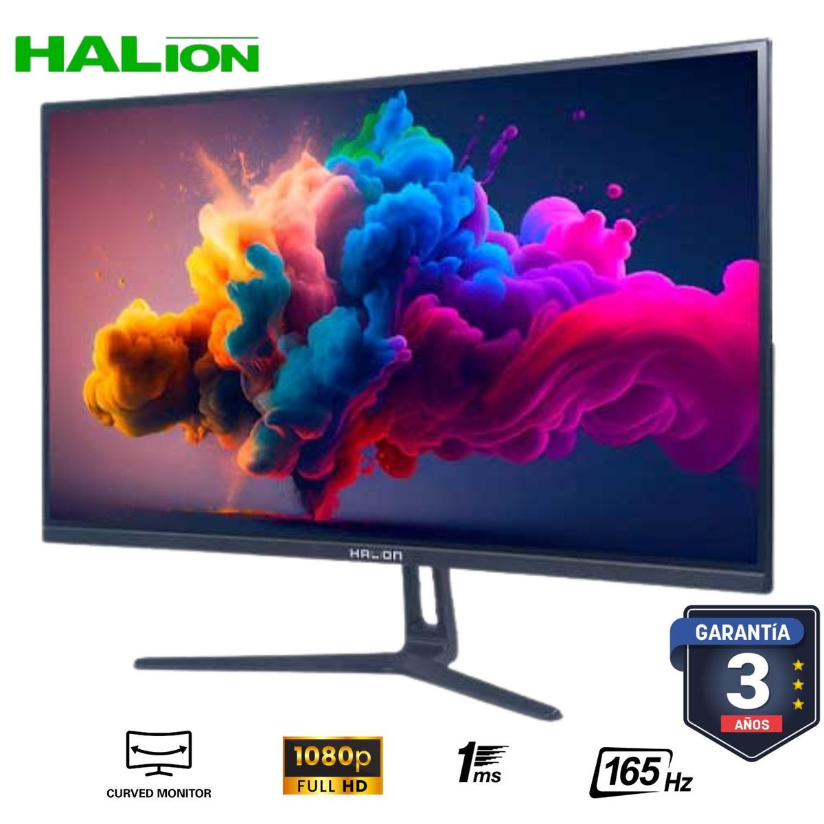 HALION - Monitor HALION HG 2722FC 27 CURVO VA FHD 165Hz 1ms