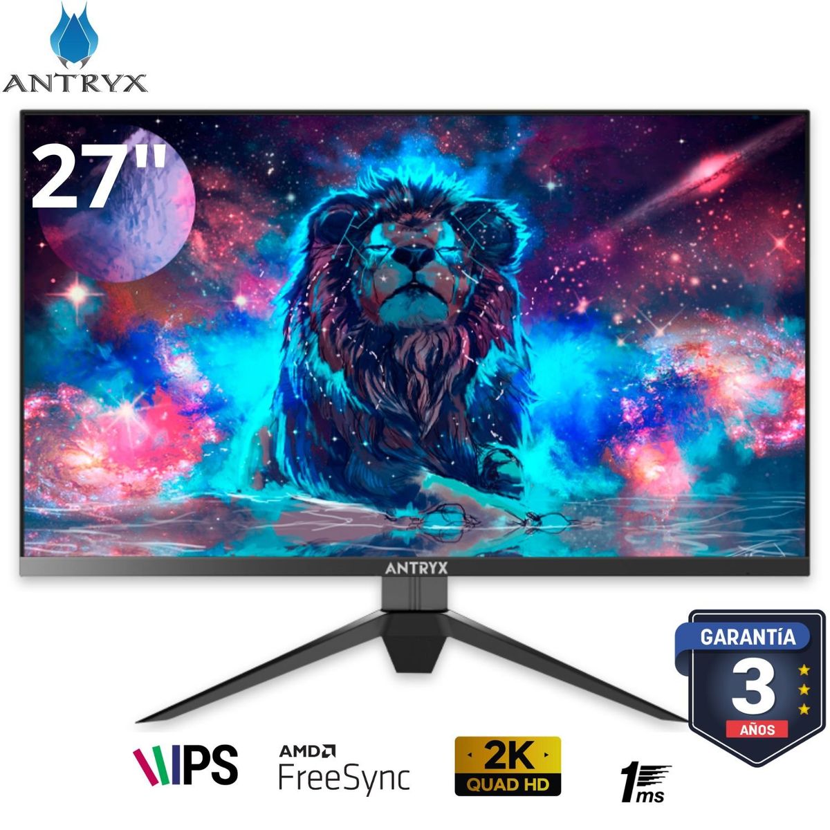 ANTRYX - Monitor Antryx Vision IPX273QGTL 27 FAST IPS 2K 180Hz 1ms G-Sync
