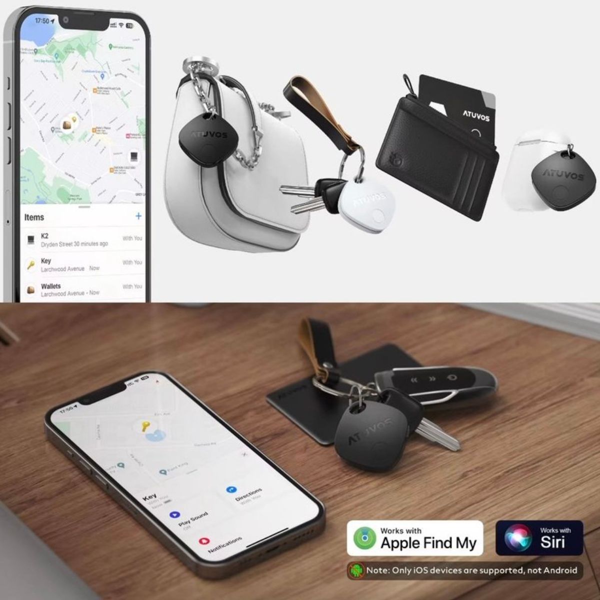 GENERICO - Gps Localizador Rastreador Auto Carteras Mochilas Llaves Solo iOS