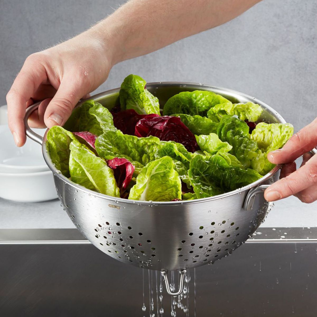 GEFU - Colador de Acero Inoxidable de 24cm Modelo Colino  GEFU