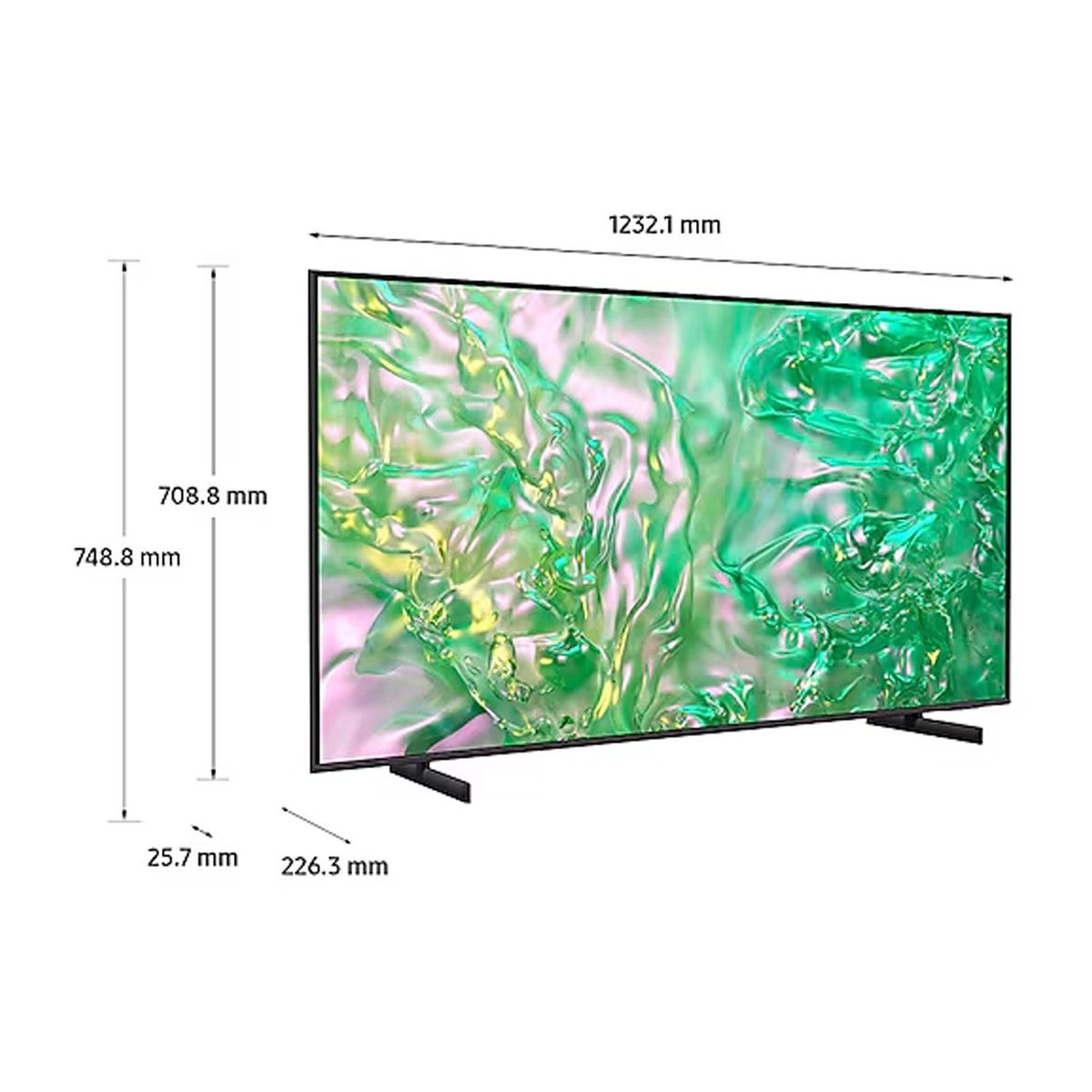 SAMSUNG - Televisor Samsung 55 UHD Crystal 4K Tizen OS Smart TV UN55DU8000