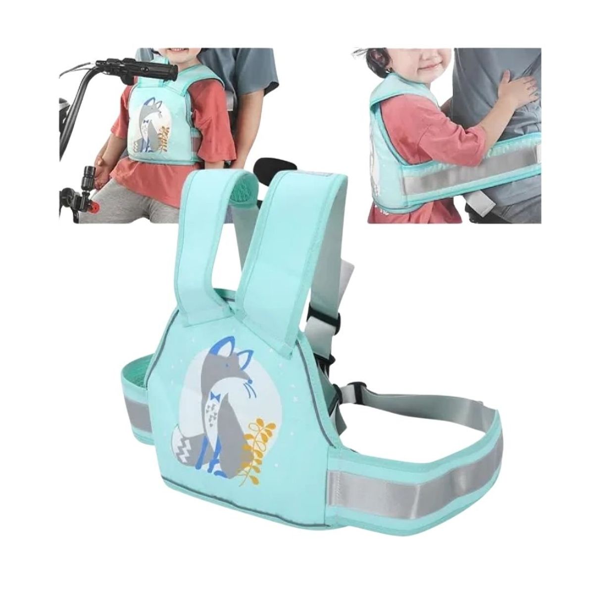 GENERICO - Cinturón De Seguridad Para Niños En Moto - Niño
