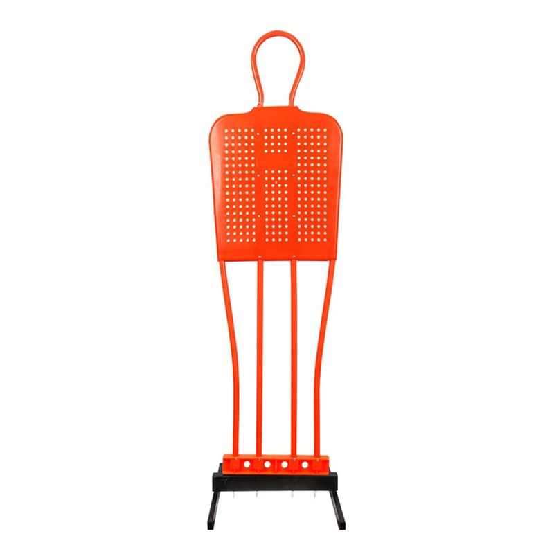 SHOWGOL - BARRERA DE PVC 180CM PARA ENTRENAMIENTO FÚTBOL NARANJA