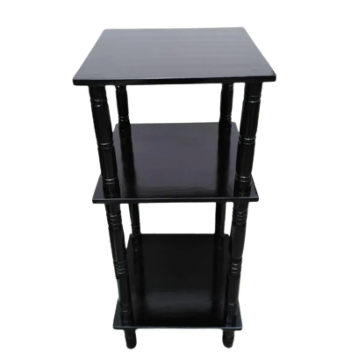 GENERICO - Mesa Esquinero Tunner En Madera Tonillo Negro