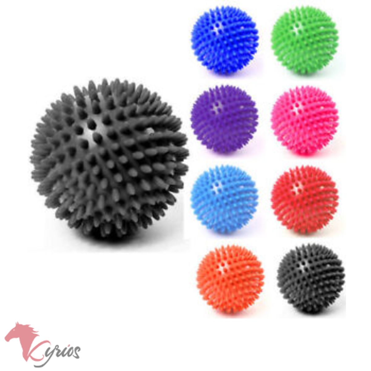 GENERICO - Pelota Spiky Erizo De Masajes Puas Terapia 6CM