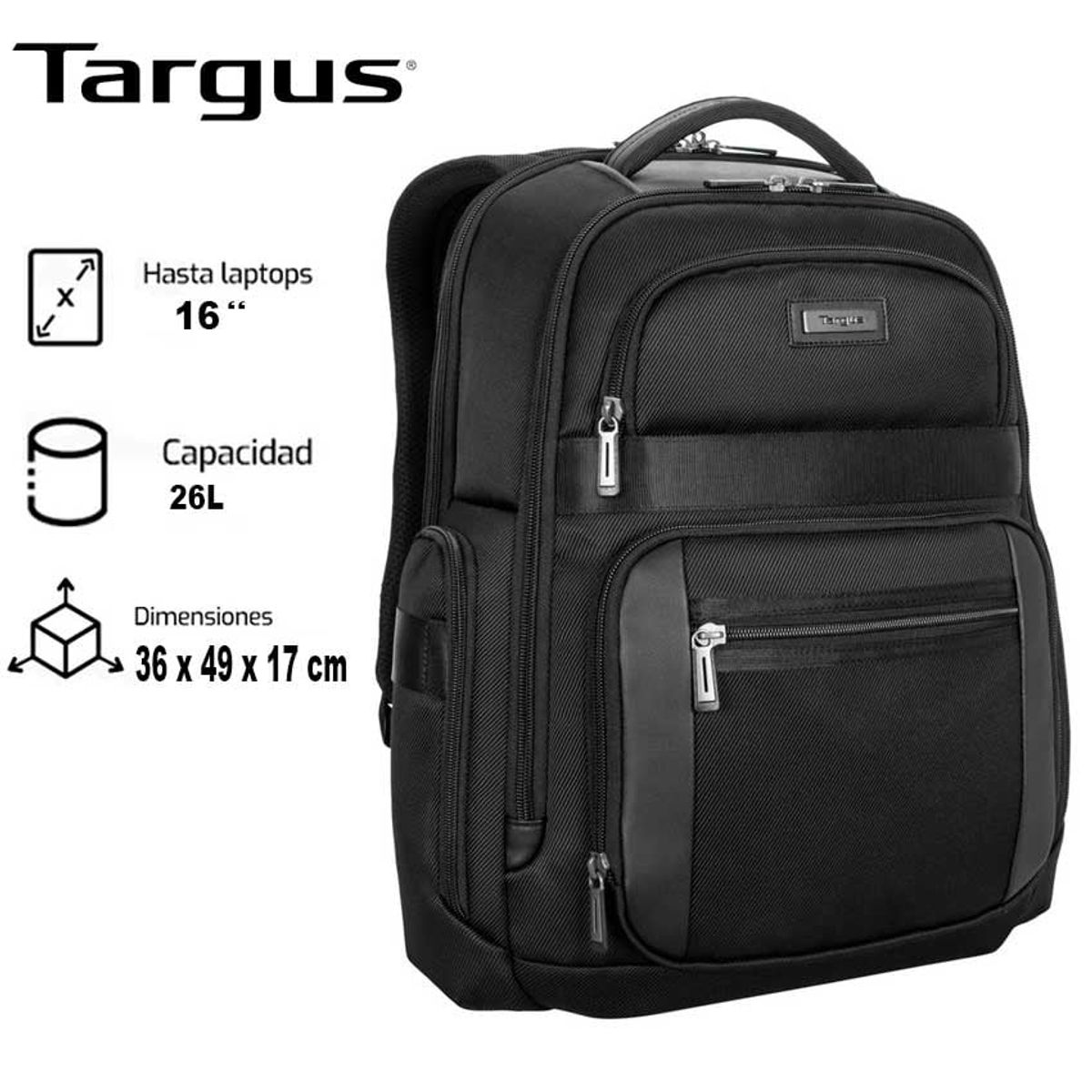 TARGUS - Mochila TARGUS Mobile Elite 16 Checkpoint-Friendly 26l Sling Negro
