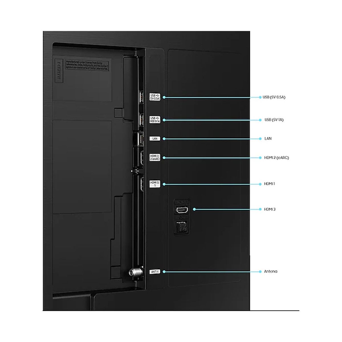 SAMSUNG - Televisor Samsung 55 UHD Crystal 4K Tizen OS Smart TV UN55DU8000.
