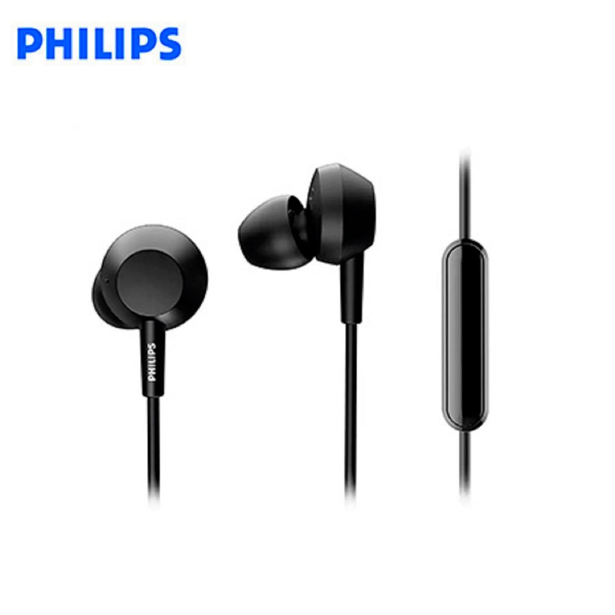 PHILIPS - AUDIFONO CMICROF PHILIPS IN-EAR TAE4105BK 35MM BASS BLACK