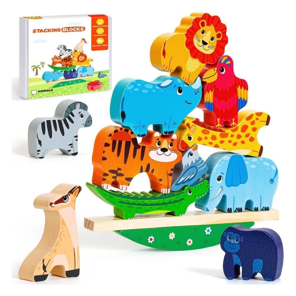 GENERICO - Juego Didáctico Equilibrio Animales De La Selva