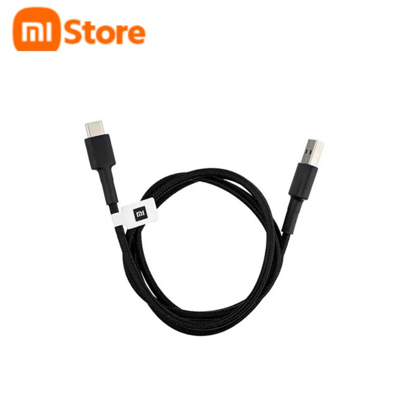 XIAOMI - Xiaomi Cable USB tipo C trenzado Mi de 100 cm (negro)