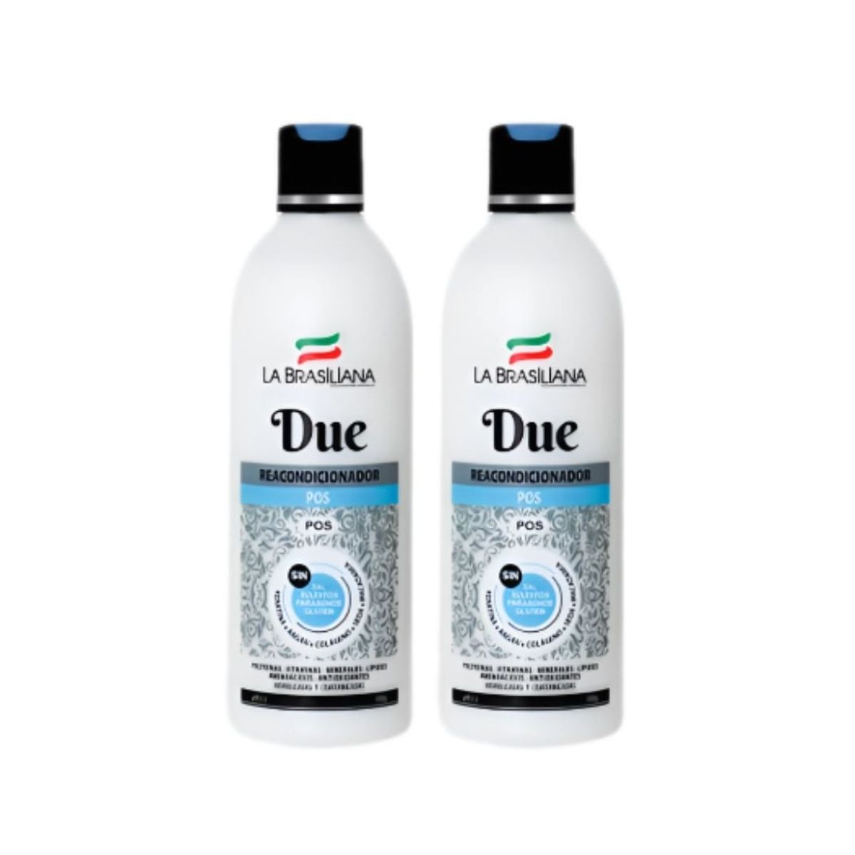 LA BRASILIANA - Acondicionador Due Fortalecedor La Brasiliana 500 Ml x 2UNIDS