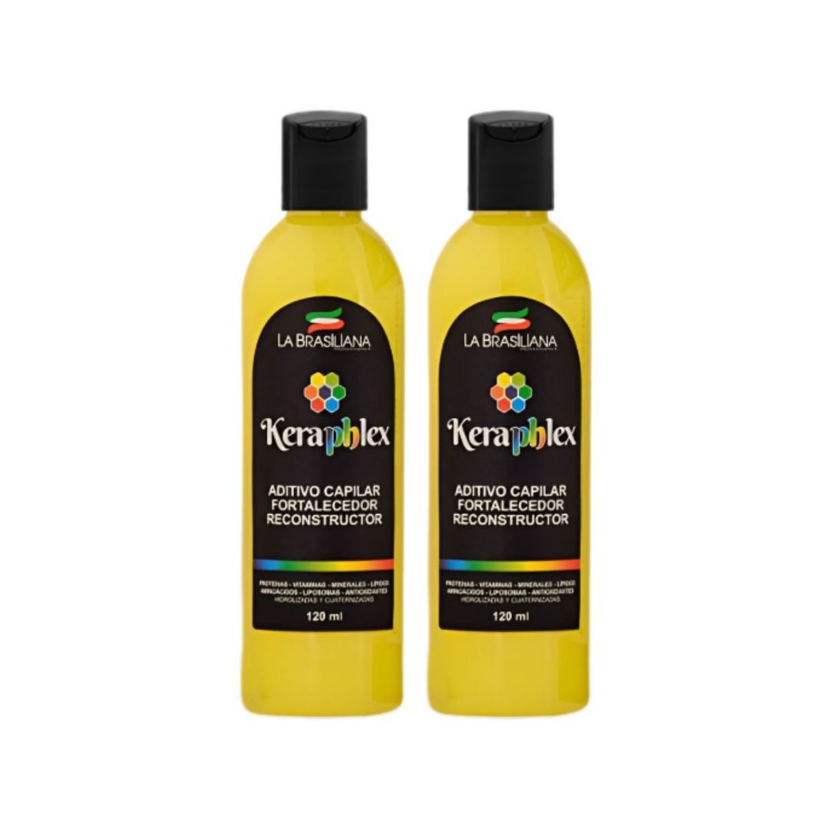 LA BRASILIANA - Aditivo Capilar Keraplex La Brasiliana Fortalecedor Y Restaur x 2UNIDS