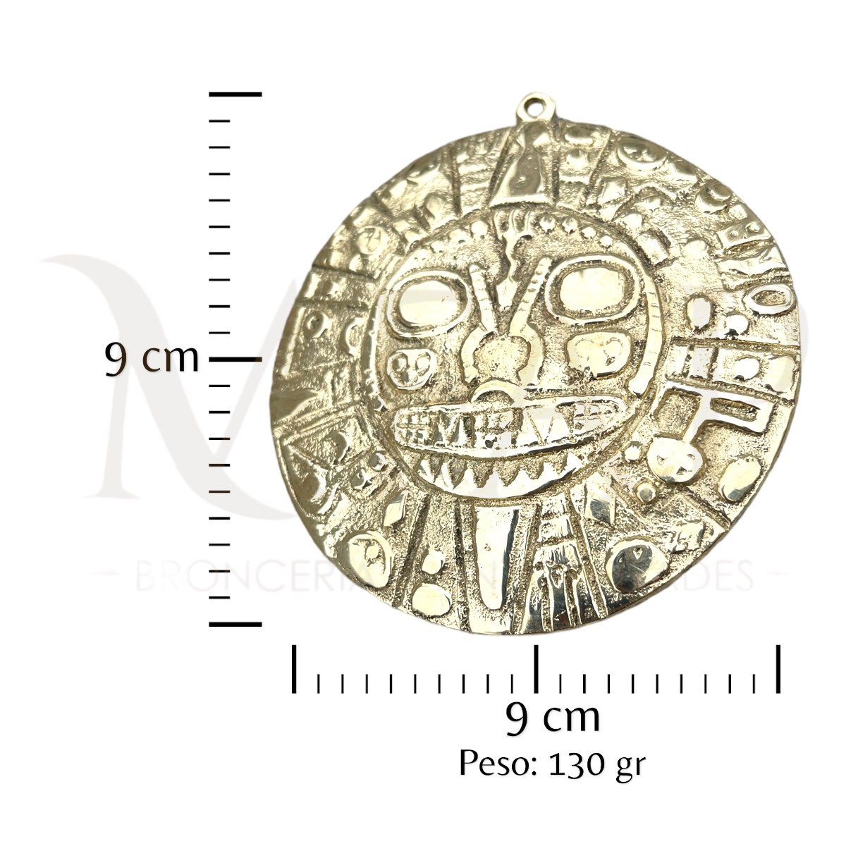 MFAP BRONCERIA Y ANTIGUEDADES - Escudo incaico sin base