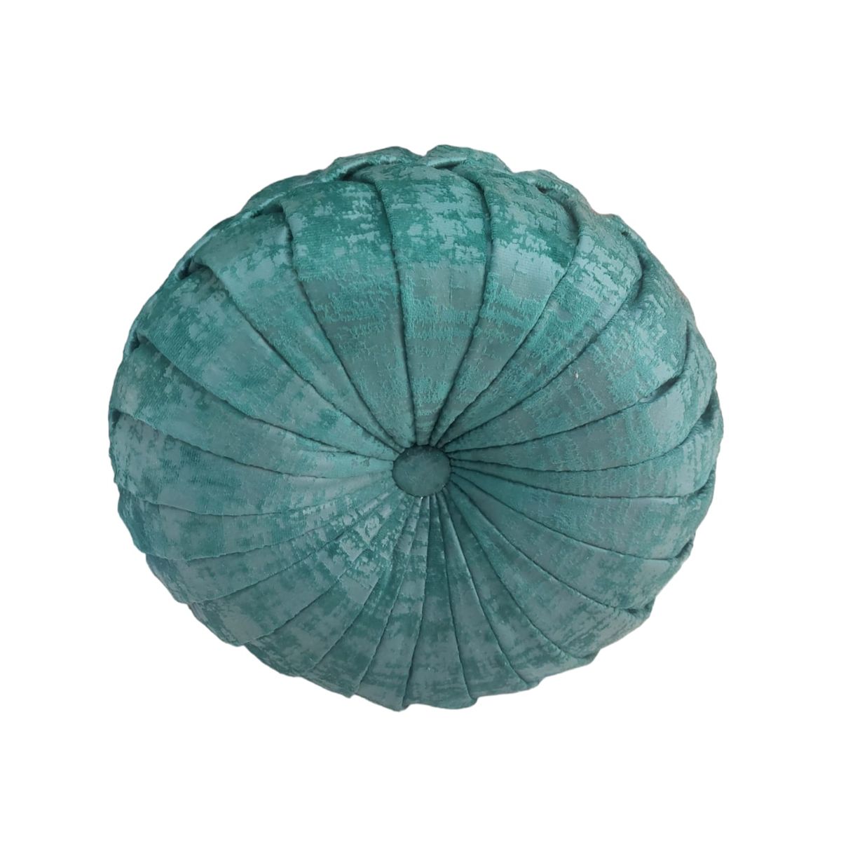 GENERICO - Cojín Decorativo Zenith Redondo Verde Agua Marina