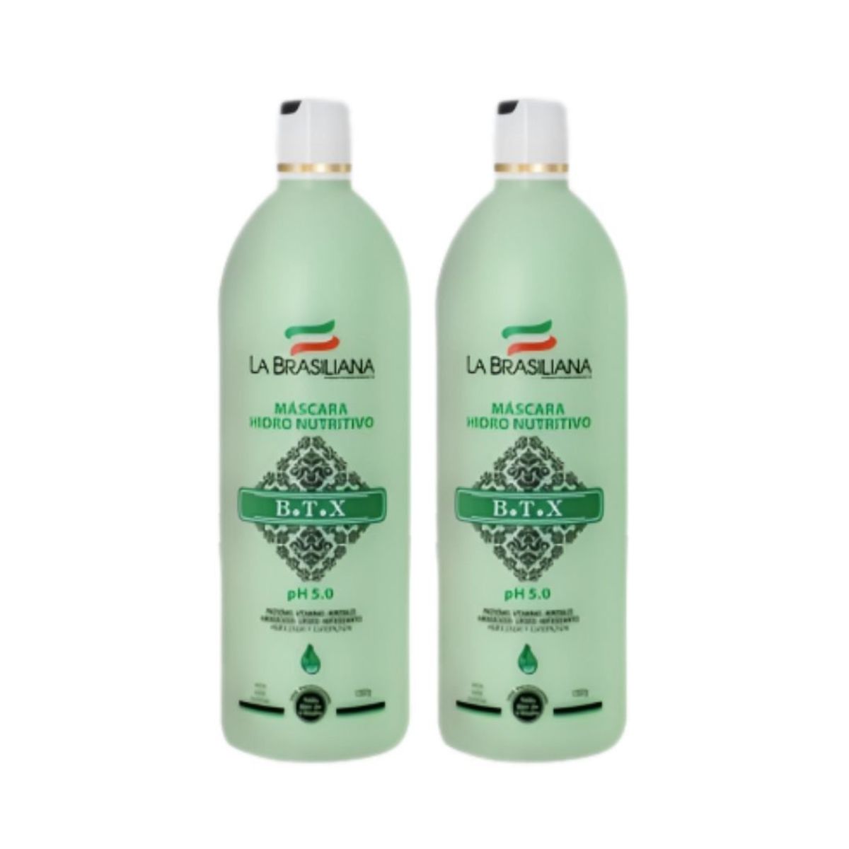 LA BRASILIANA - Botox Capilar La Brasiliana Professional Shock Reductor 1Lt x 2UNIDS