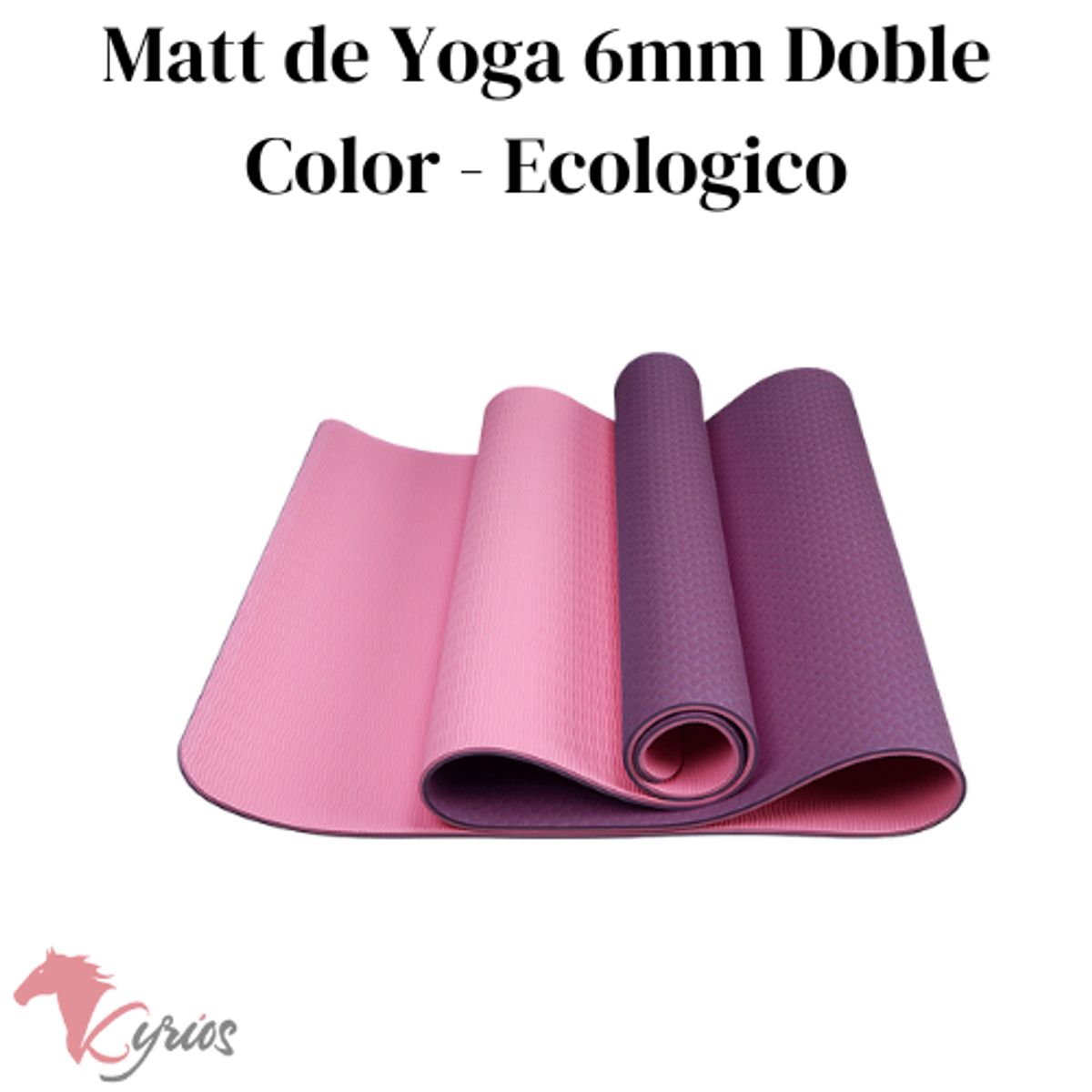 GENERICO - Matt Ecológico Doble Color De 6 mm