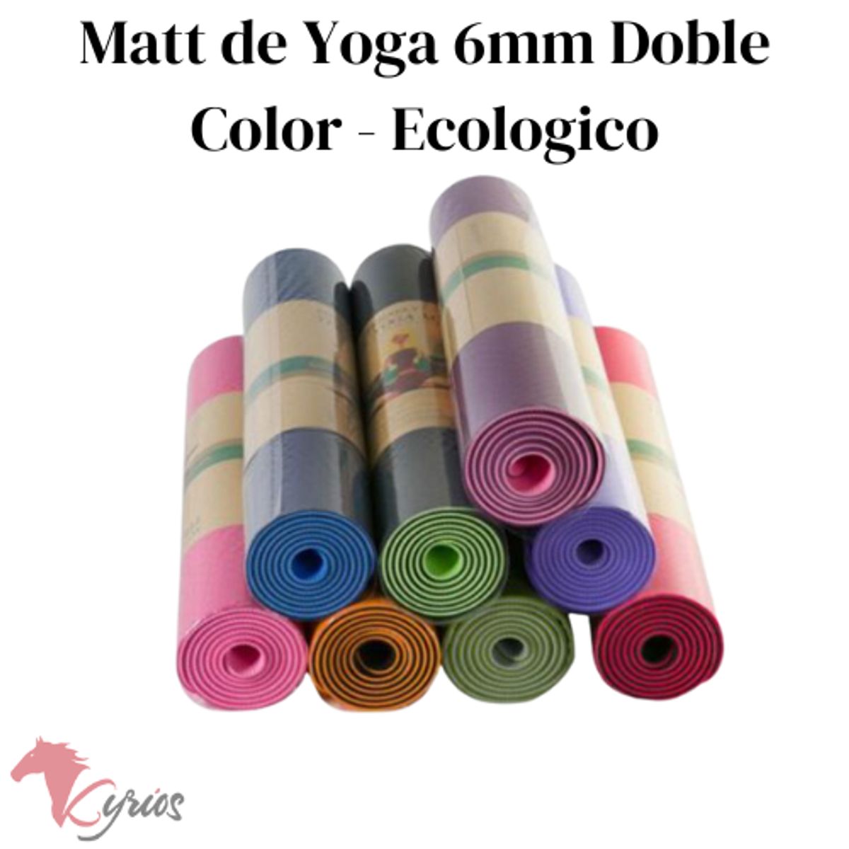 GENERICO - Matt Ecológico Doble Color De 6 mm