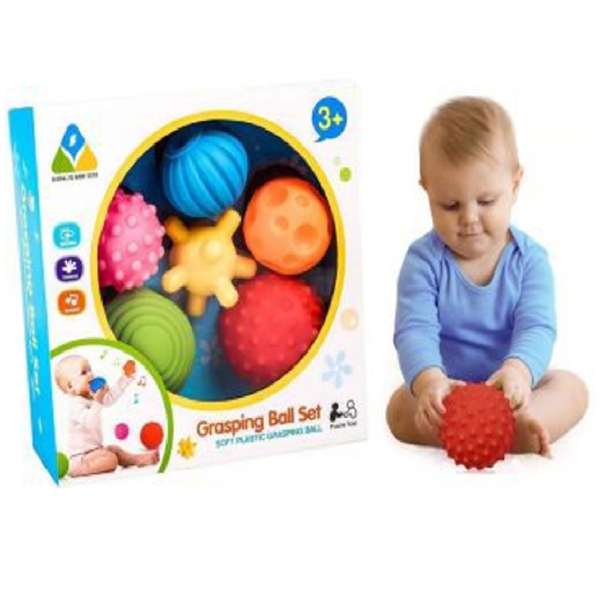 GENERICO - Juguete Sensorial Pelotas Texturizadas