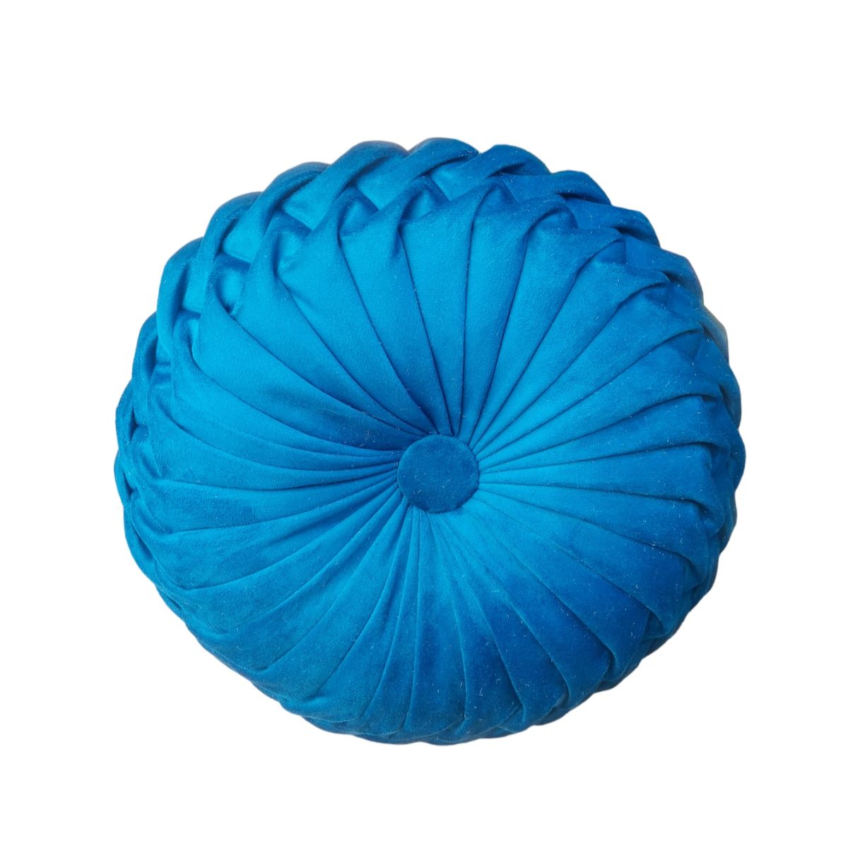 GENERICO - Cojín Decorativo Zenith Redondo Azul