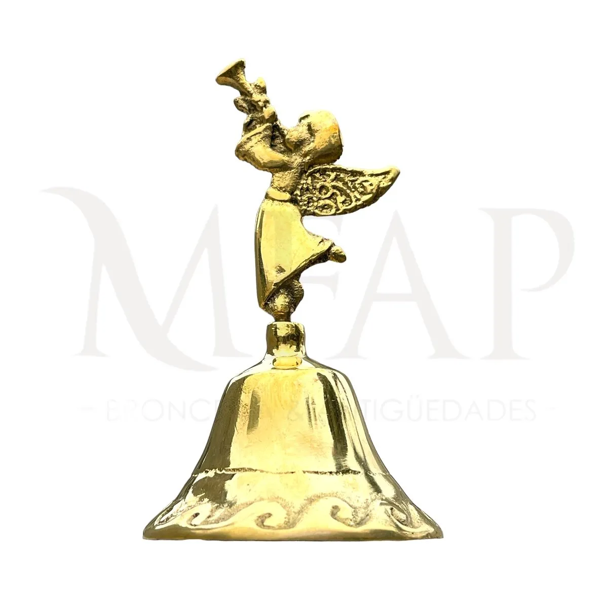 MFAP BRONCERIA Y ANTIGUEDADES - Campana angelito en bronce