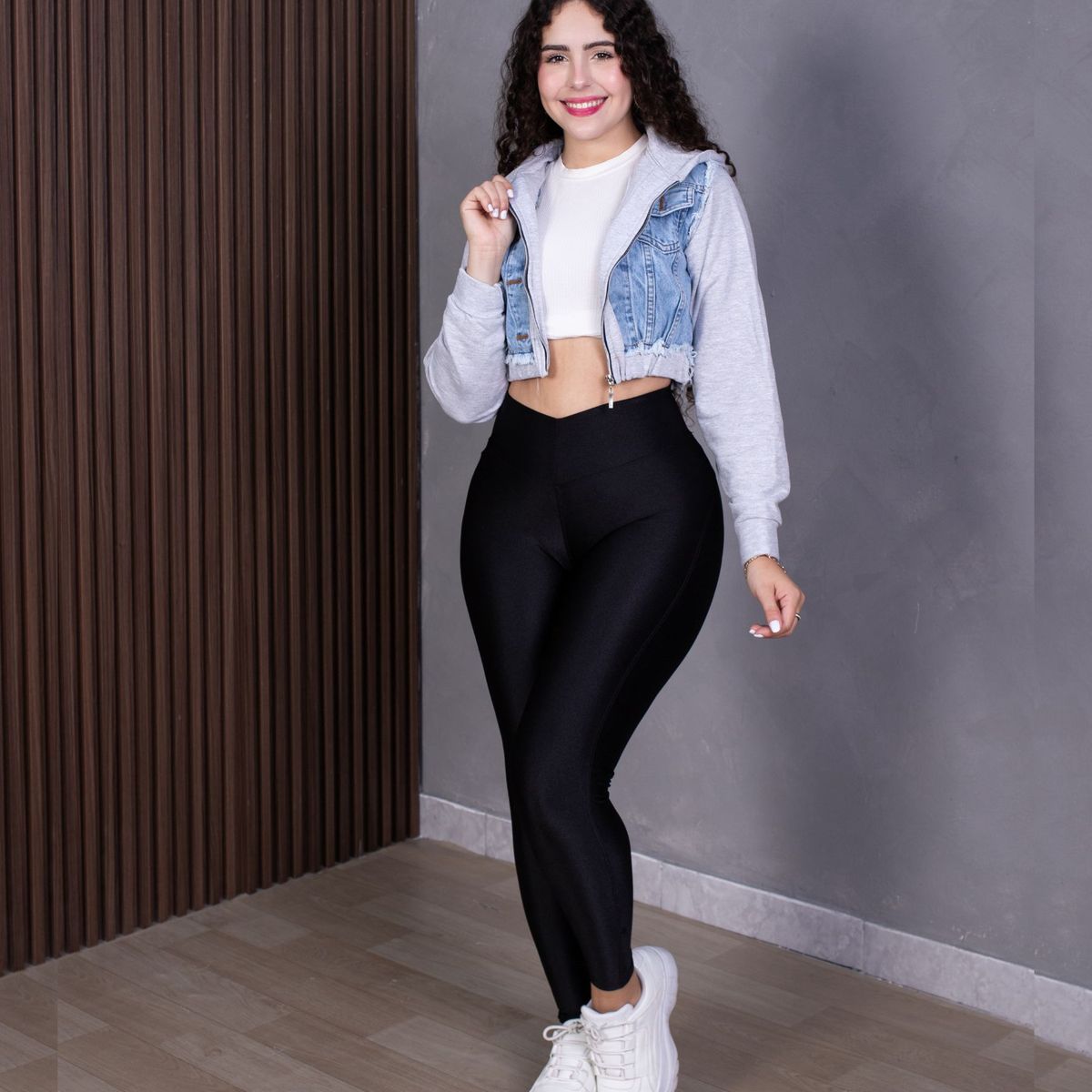 BENCUS JEANS - Casaca Jeans Mujer Mangas Largas
