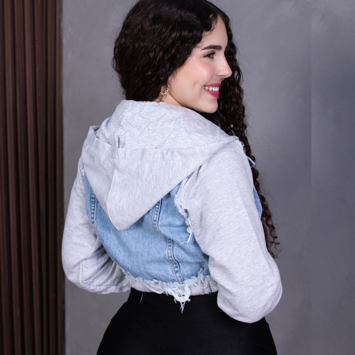 BENCUS JEANS - Casaca Jeans Mujer Mangas Largas