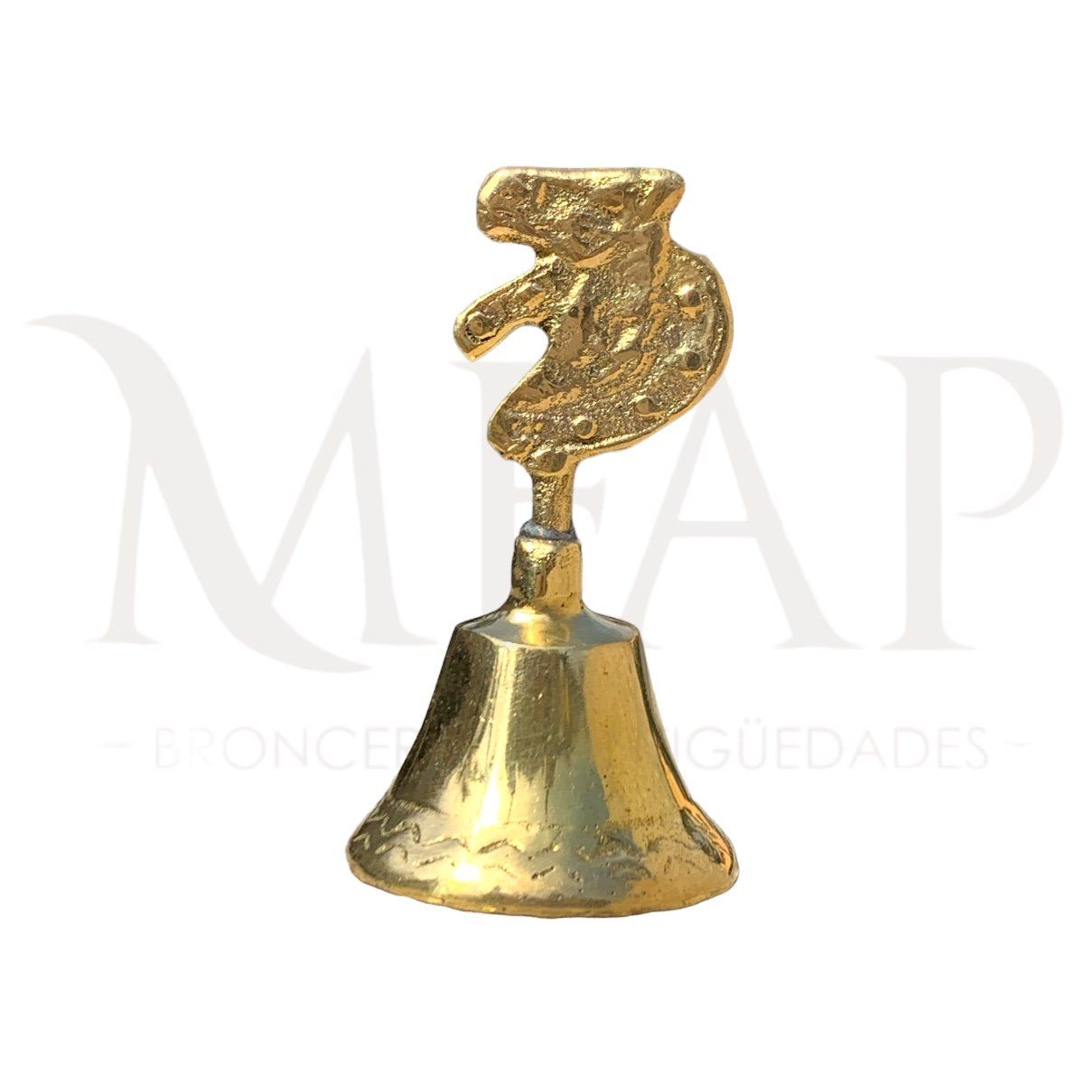 MFAP BRONCERIA Y ANTIGUEDADES - Campana caballito en bronce