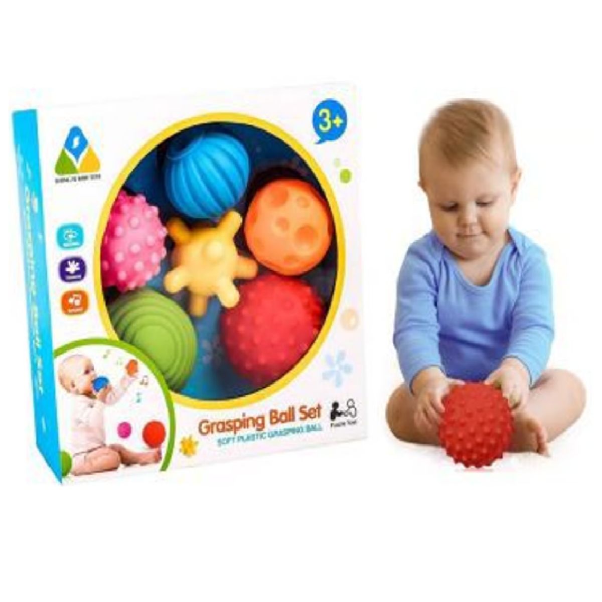 GENERICO - Juguete Sensorial Pelotas Texturizadas