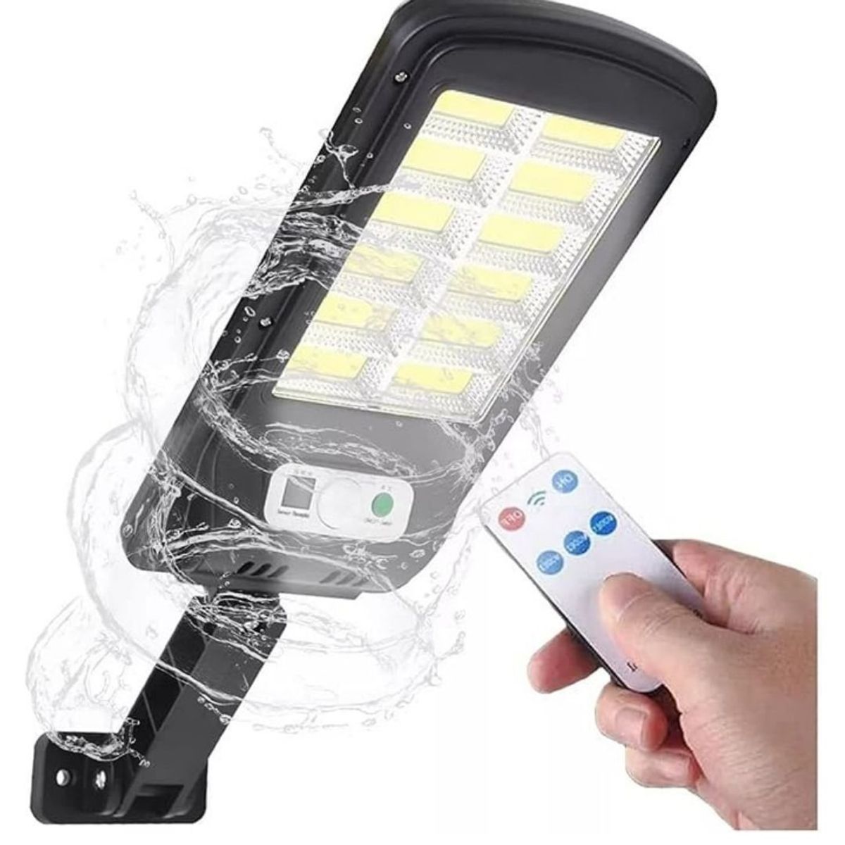 GENERICO - Lampara Exterior Solar Con Sensor Inteligente Y Control