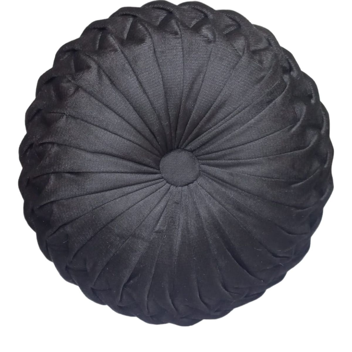 GENERICO - Cojín Decorativo Zenith Redondo Negro