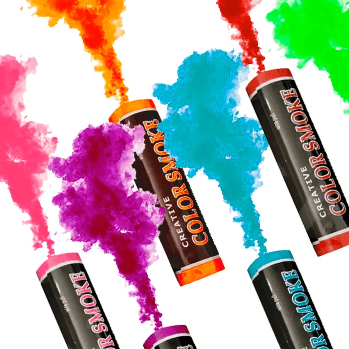 GENERICO - Humo De Color // Para Eventos // Pack de 2 Uds de 12 cm