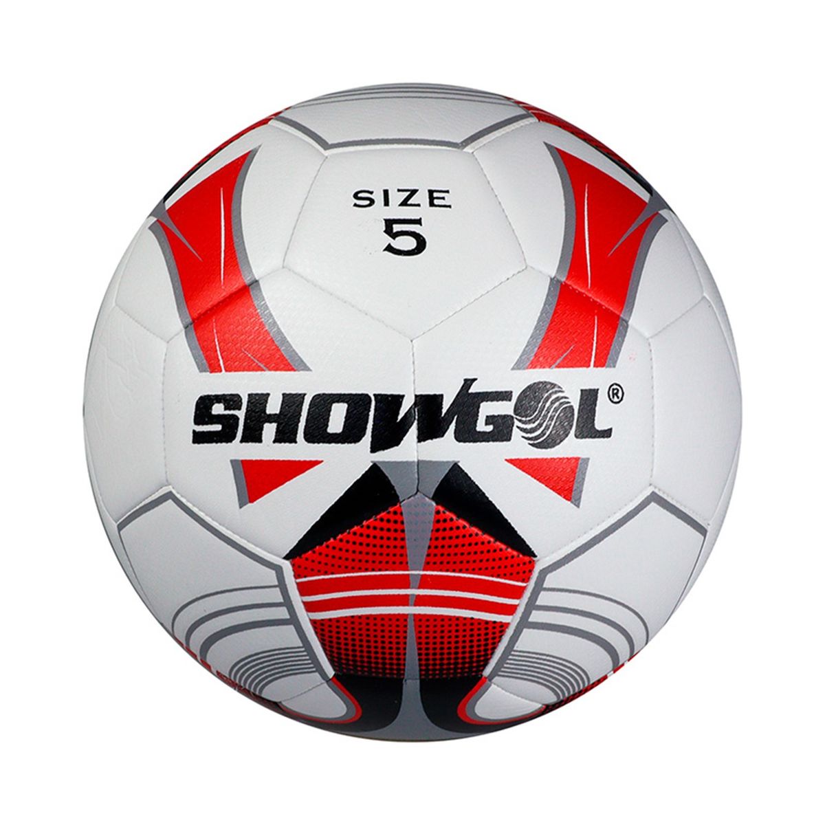 SHOWGOL - PELOTA PARA FÚTBOL TALLA 5 PU FOAM COSIDO ÉLITE SHOWGOL ROJO