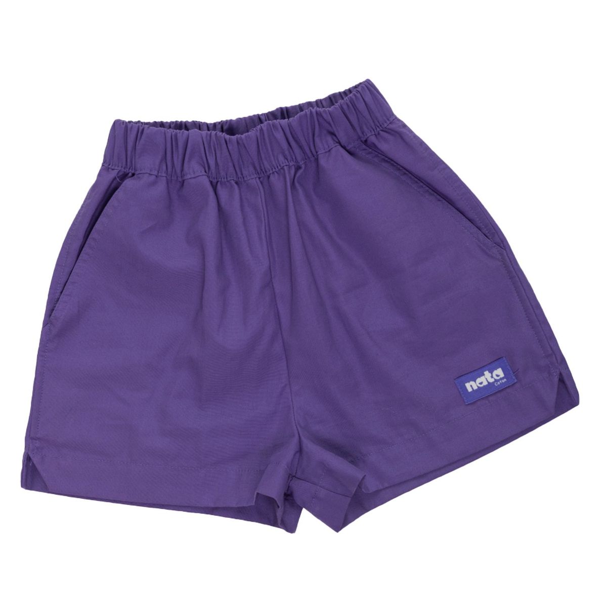 NATA COTON - SHORT BOLSILLOS MORADO