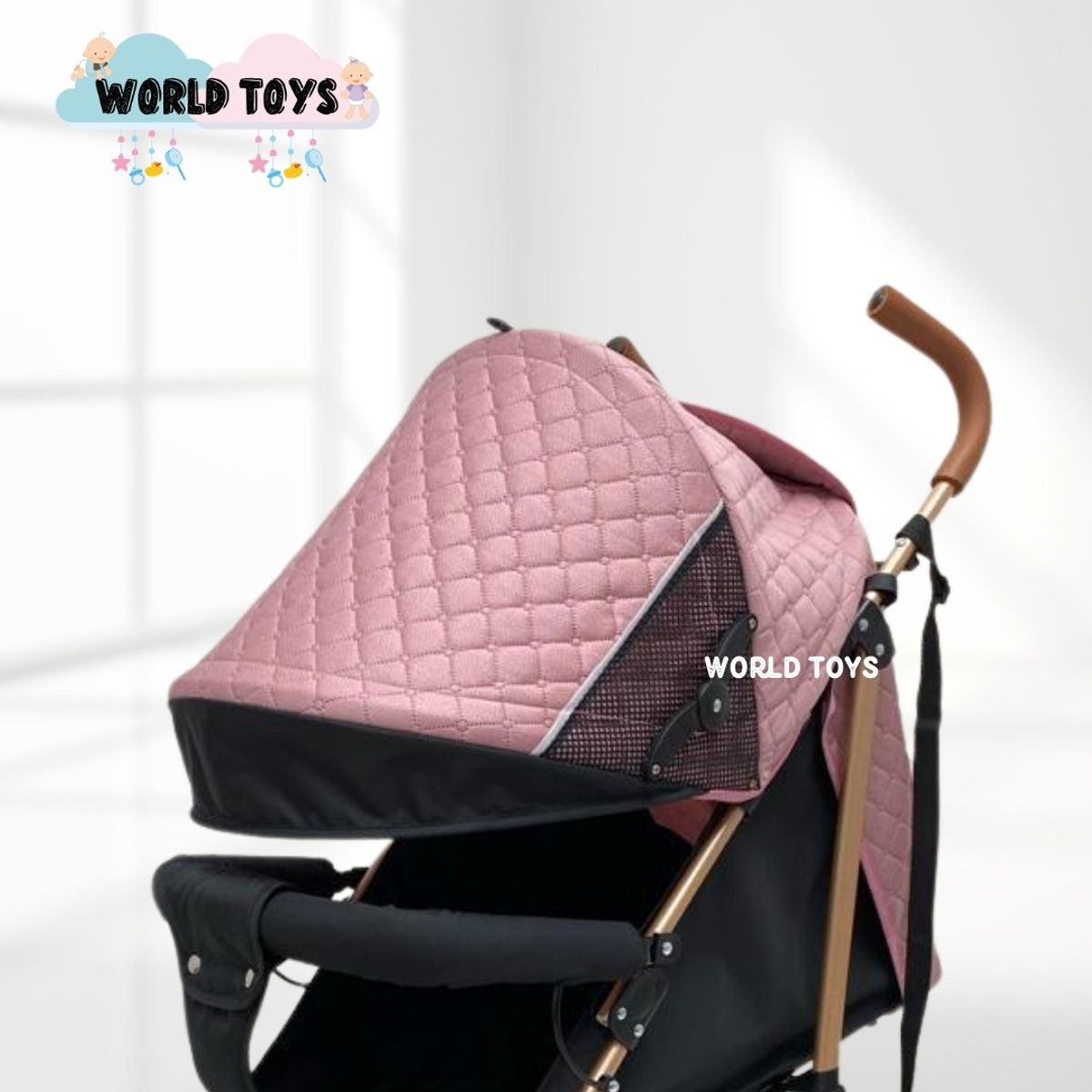 GENERICO - Coche Bastón «OLIVE GOLD» Edición Limitada Pink