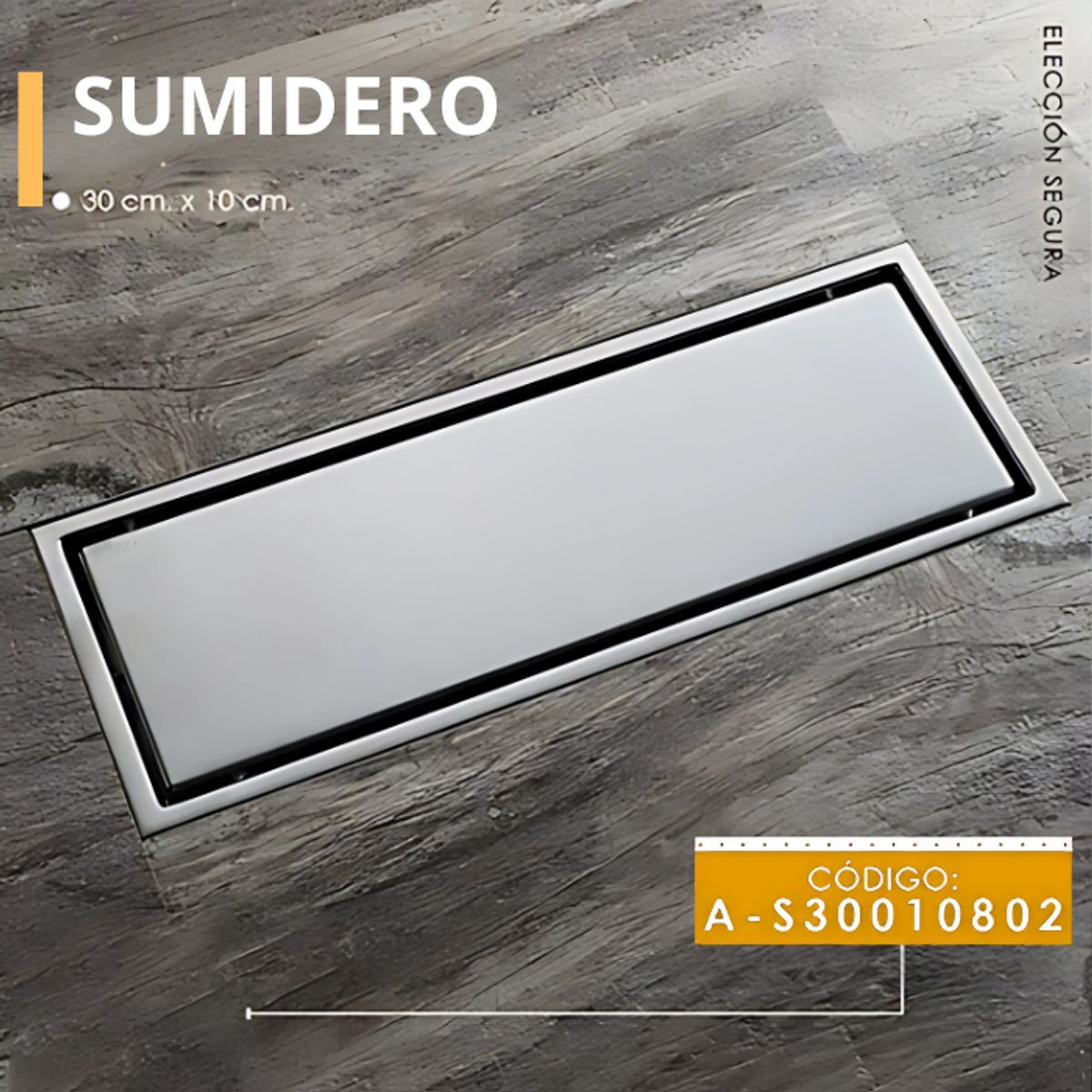 XM - SUMIDERO DECORATIVO SATINADO A-S30010802