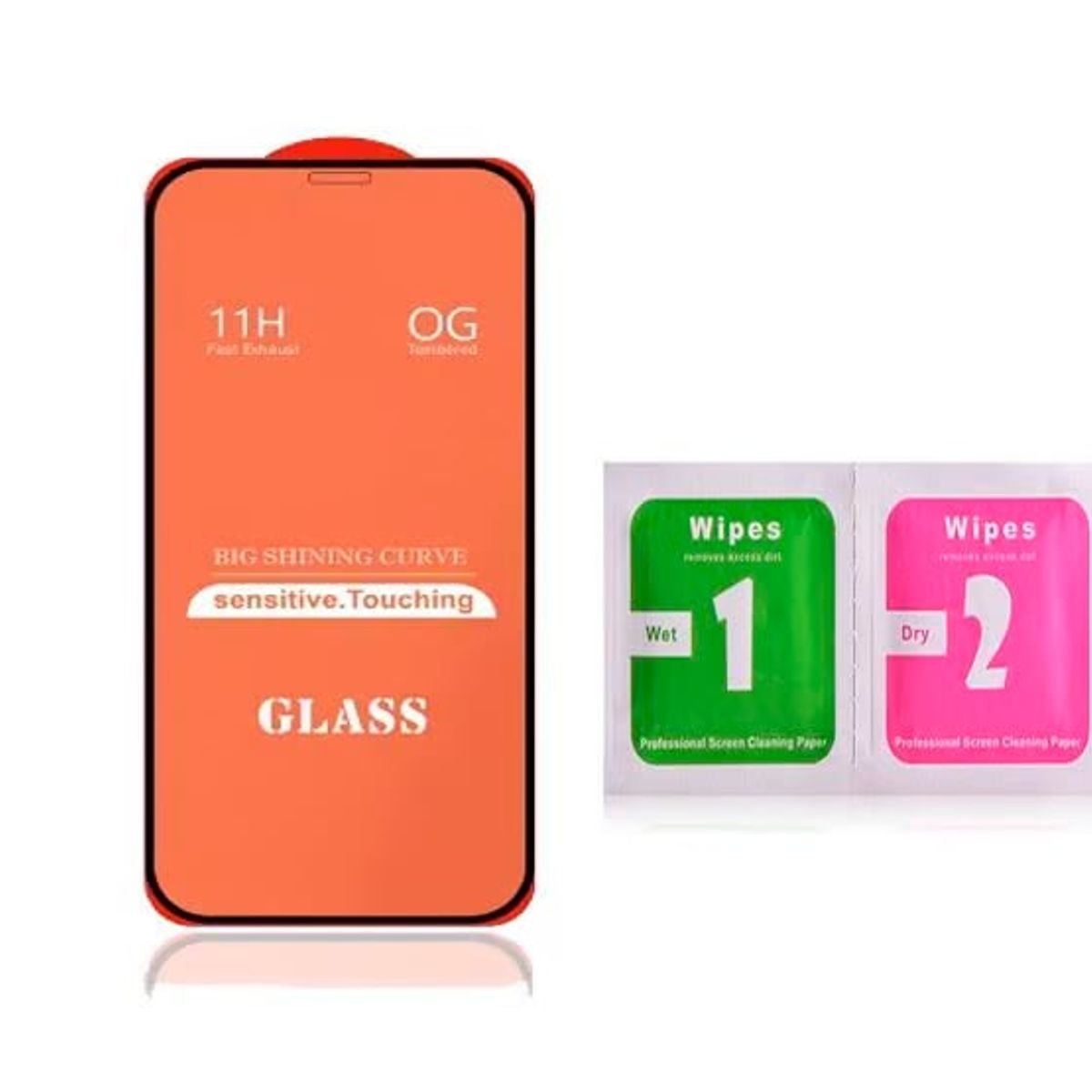 GENERICO - Case Spigen Zero para iPhone 13 Blanco + Vidrio Templado 11D