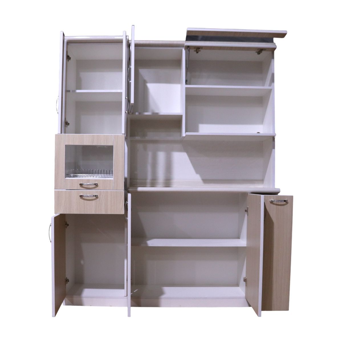 MUEBLES MACRUMO - Repostero de 150cm + Lavavajillas - Color Arena