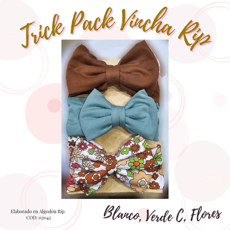 GENERICO - Vincha para bebe Trick Pack