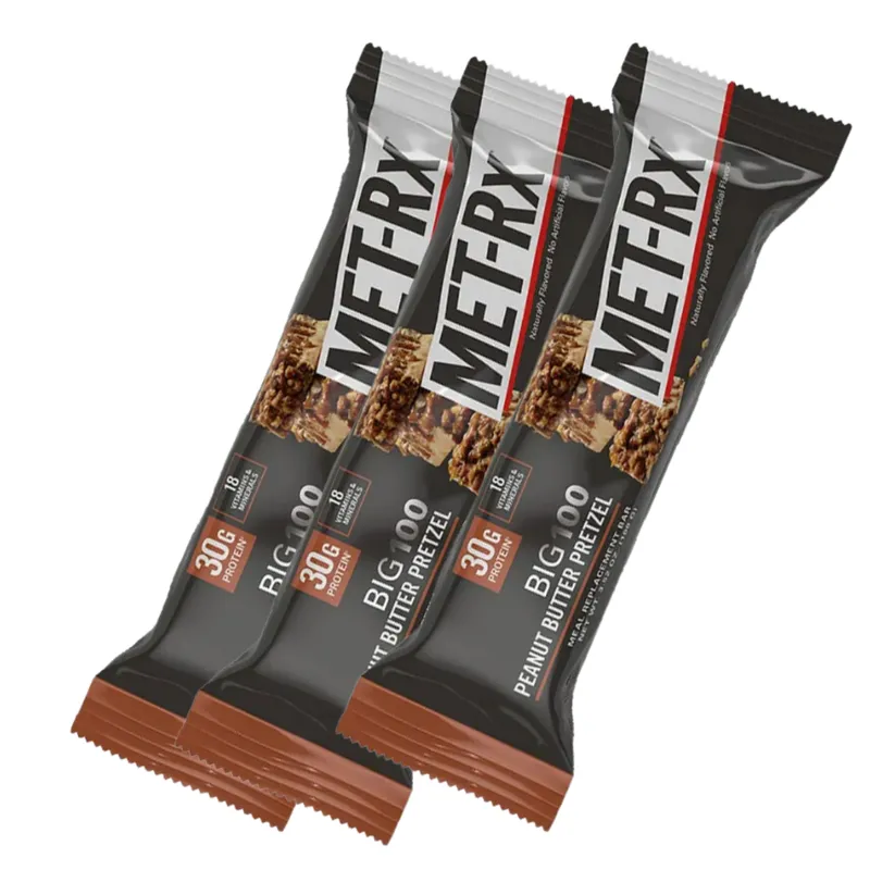 MET RX - BARRA PROTEICA BIG100 CHOCOLATECHIP COOKIE DOUGH  x3UND